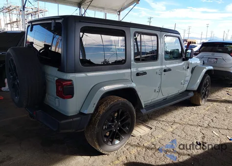 2023 Jeep Wrangler 4Xe Sahara 4X4 from USA, damaged, VIN 1C4JJXP65PW683471